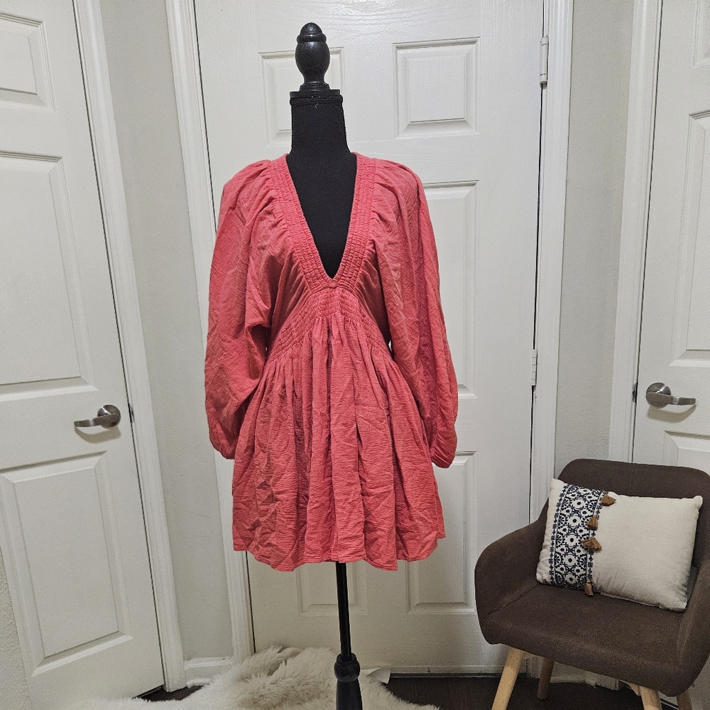 Free People Red Mini Dress